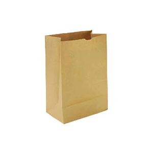 SOMI KB2LB, Bag Paper Kraft 2 lb, 4 1/8"x2.5"x8 1/8",  5LBS, BROWN, 500 PER PACK