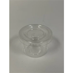 SOMI PC100GX, Cup Plastic Portion 1 oz PP Clear, 25x100,  8.00 LBS, PACK SIZE 2500