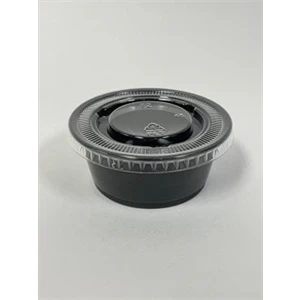 SOMI PC325GXBK, Cup Plastic Portion 3 1/4 oz PP 25x100 BLACK,  17.10 LBS, PACK SIZE 2500