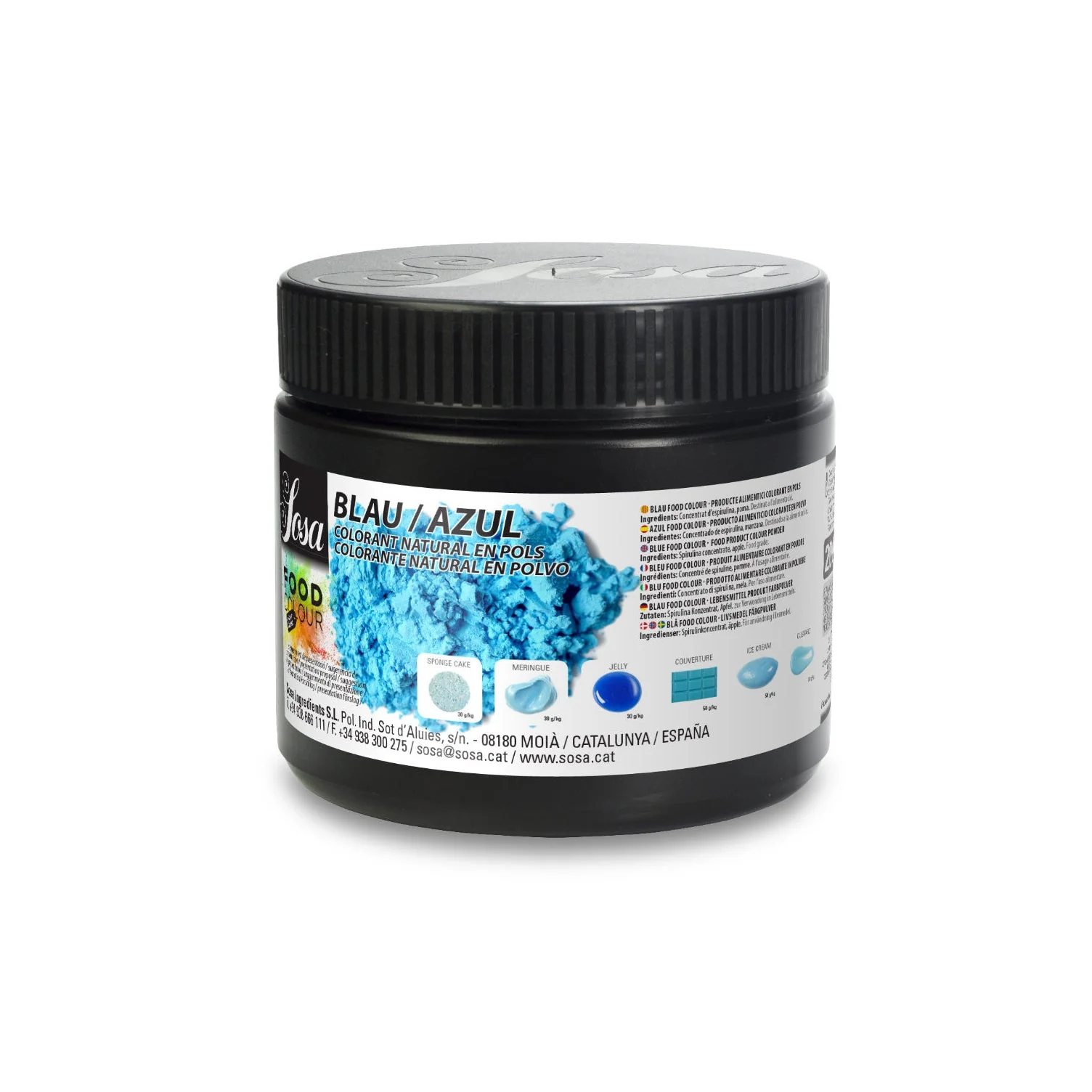 SOSA Natural Blue Food Colouring Powder - 200g - Canadian Distribution - Ships Free Within Canada on Orders Above CAD $199 - Image 12