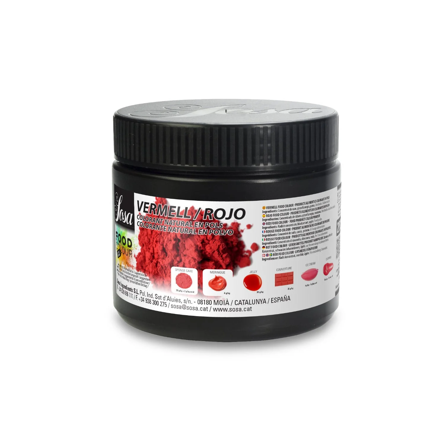 SOSA Natural Red Food Colouring Powder - 200g - Canadian Distribution - Ships Free Within Canada on Orders Above CAD $199 - Image 13