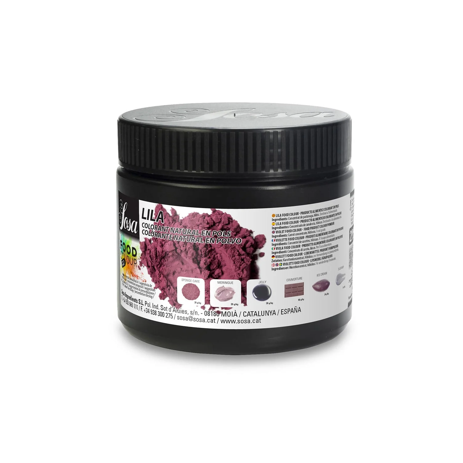 SOSA Natural Violet Purple Food Colouring Powder - 200g - Canadian Distribution - Ships Free Within Canada on Orders Above CAD $199 - Image 13