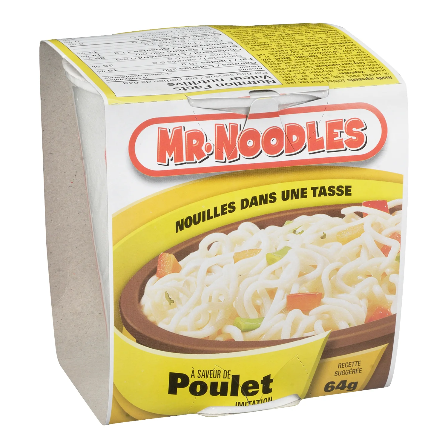 Soup Chicken Noodle Mix Mr. Noodles - 12 x 64 g - Mr Noodles - Restaurant and Foodservice Ingredients - Canadian Distribution - Ships Free Within Canada on Orders Above CAD $199 - Image 5