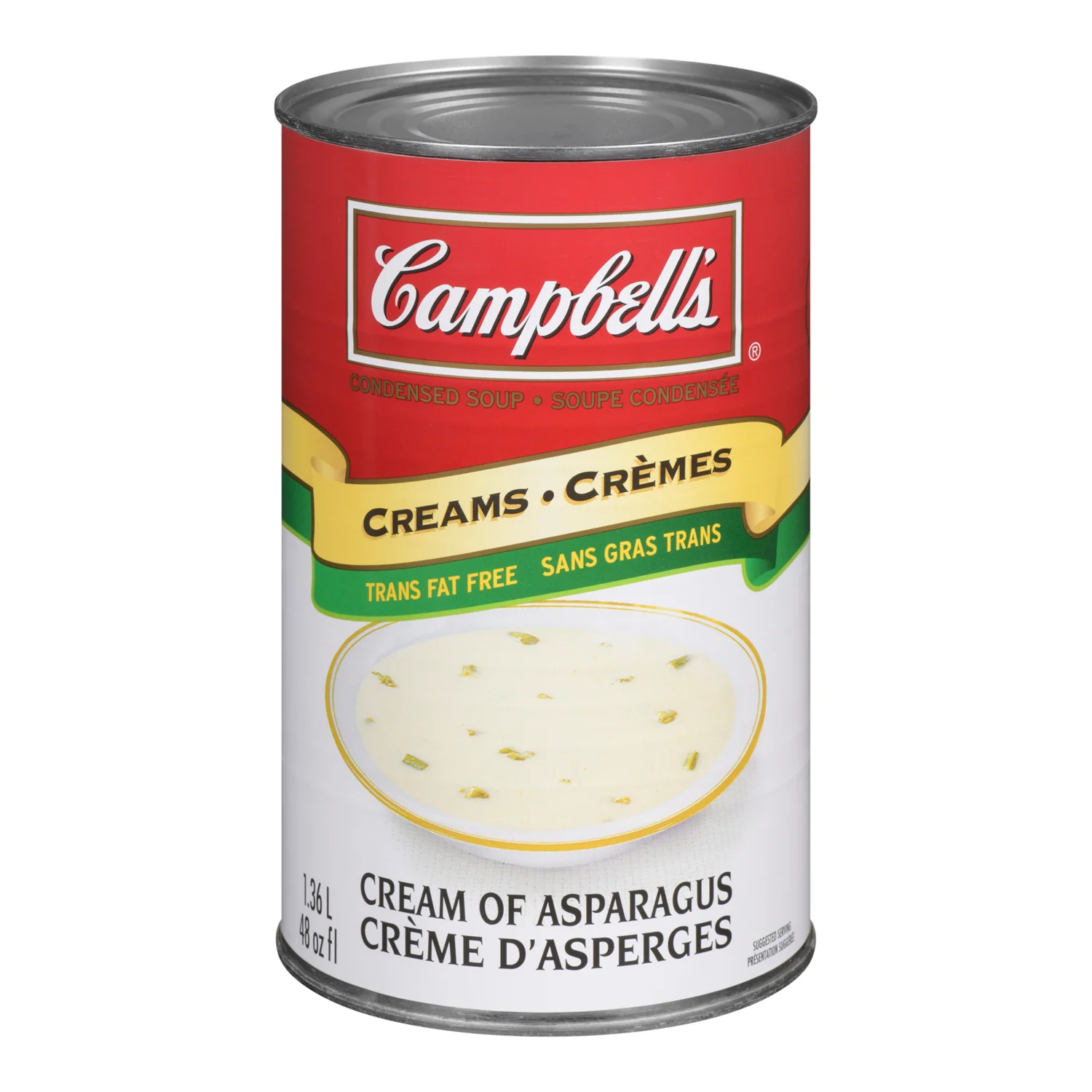 Soup Cream Of Asparagus - 12 x 1.36 L - Campbell's Soup - Restaurant and Foodservice Ingredients - Canadian Distribution - Ships Free Within Canada on Orders Above CAD $199