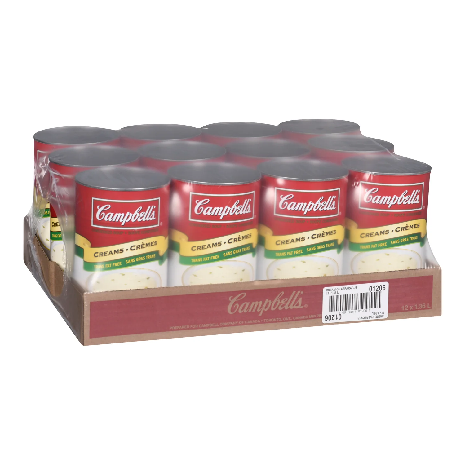Soup Cream Of Asparagus - 12 x 1.36 L - Campbell's Soup - Restaurant and Foodservice Ingredients - Canadian Distribution - Ships Free Within Canada on Orders Above CAD $199 - Image 2