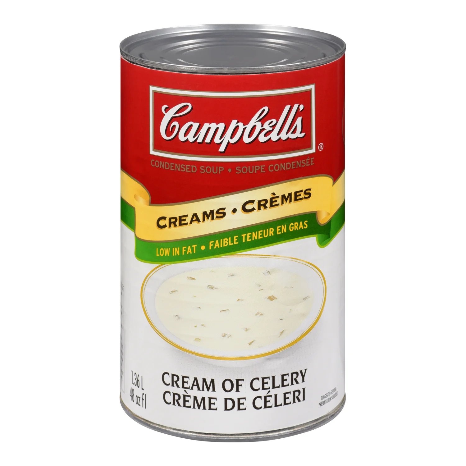 Soup Cream Of Celery - 12 x 1.36 L - Campbell's Soup - Restaurant and Foodservice Ingredients - Canadian Distribution - Ships Free Within Canada on Orders Above CAD $199