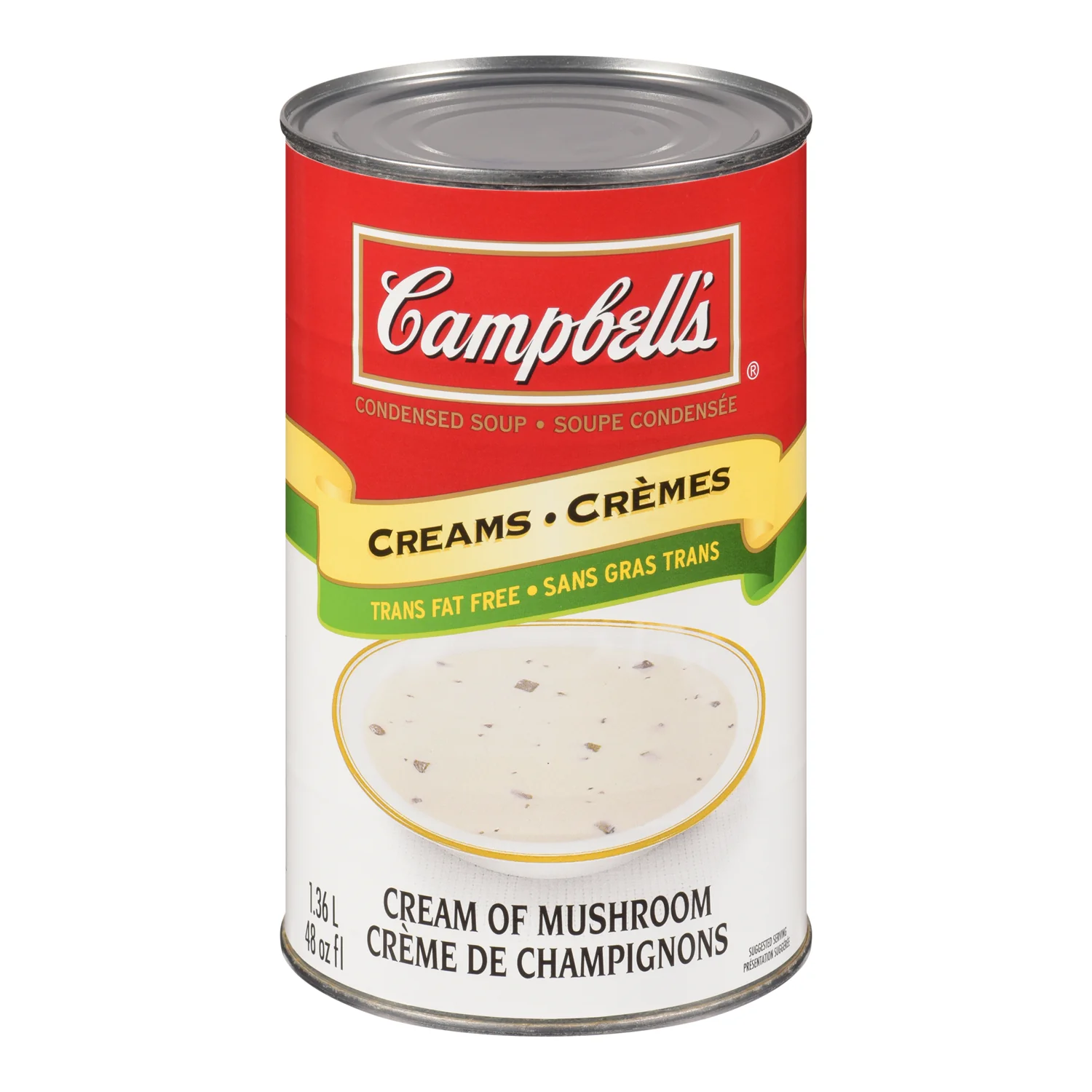 Soup Cream Of Mushroom - 12 x 1.36 L - Campbell's Soup - Restaurant and Foodservice Ingredients - Canadian Distribution - Ships Free Within Canada on Orders Above CAD $199