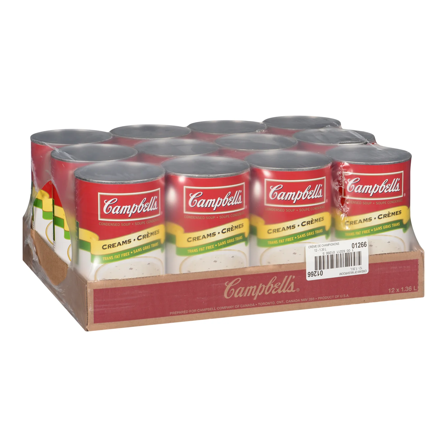 Soup Cream Of Mushroom - 12 x 1.36 L - Campbell's Soup - Restaurant and Foodservice Ingredients - Canadian Distribution - Ships Free Within Canada on Orders Above CAD $199 - Image 2