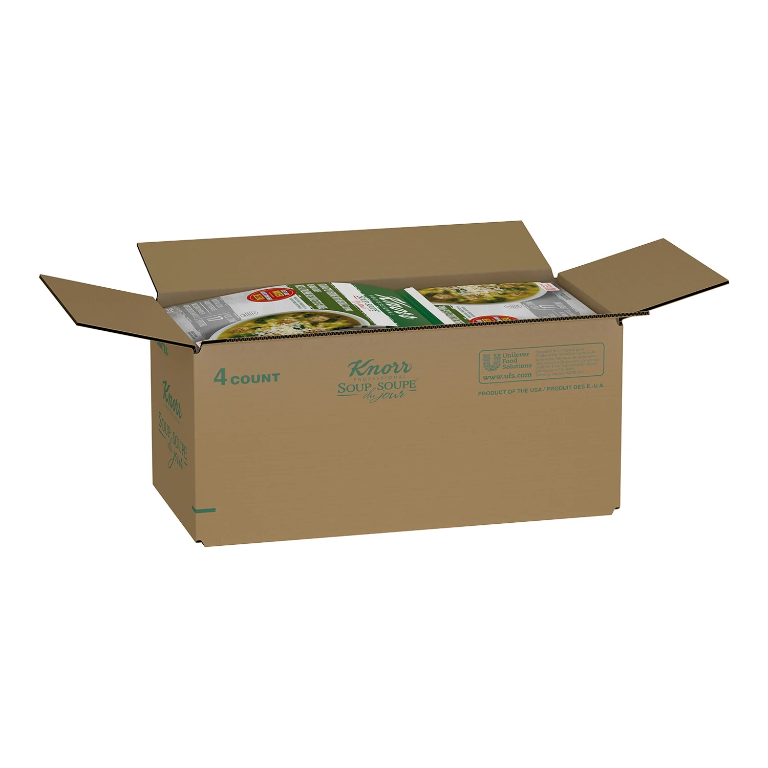 Soup Italian Wedding - 4 x 515 g - Knorr Swiss - Restaurant and Foodservice Ingredients - Canadian Distribution - Ships Free Within Canada on Orders Above CAD $199 - Image 2