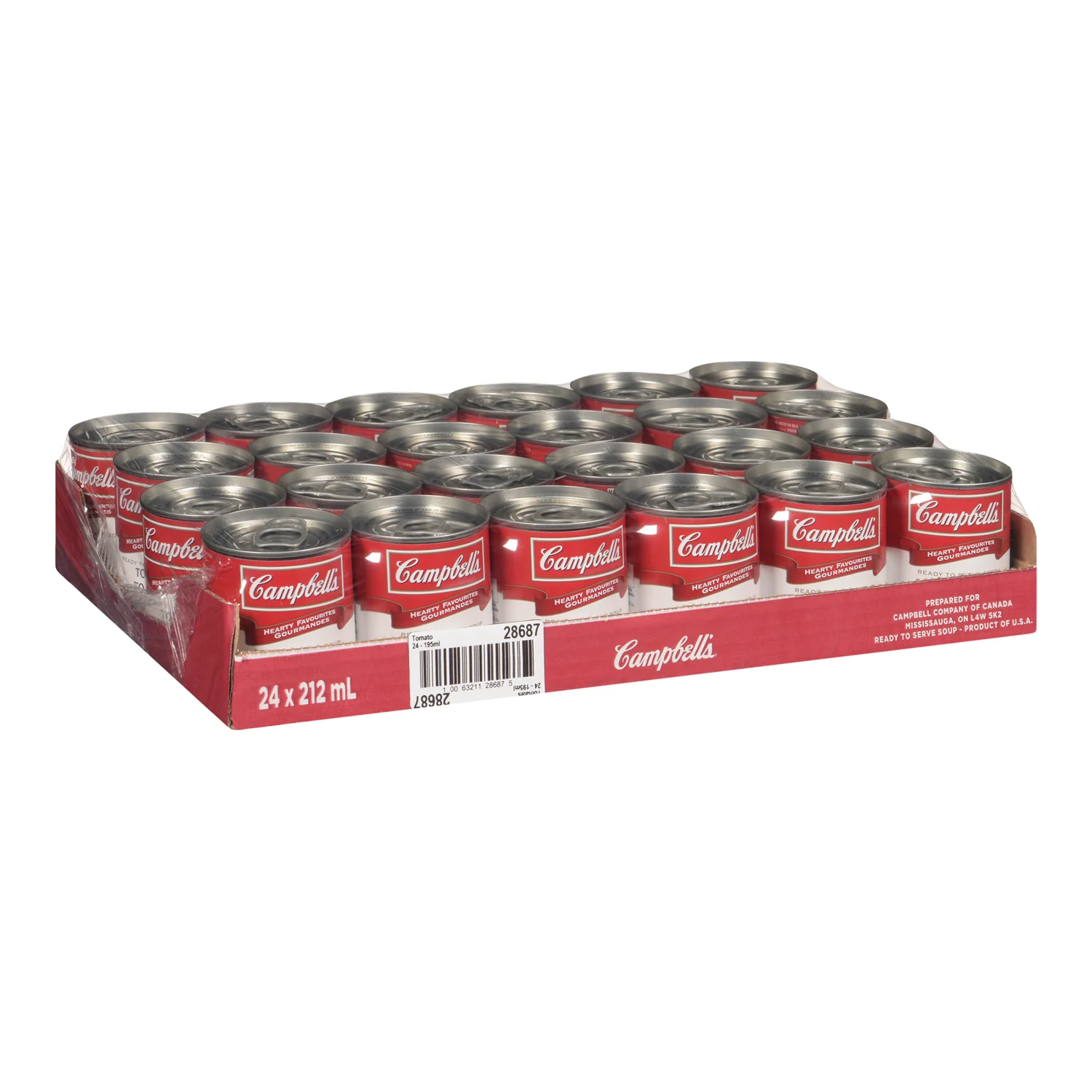 Soup Tomato Ready To Serve Ez Open - 24 x 195 mL - Campbell's Soup - Restaurant and Foodservice Ingredients - Canadian Distribution - Ships Free Within Canada on Orders Above CAD $199 - Image 2