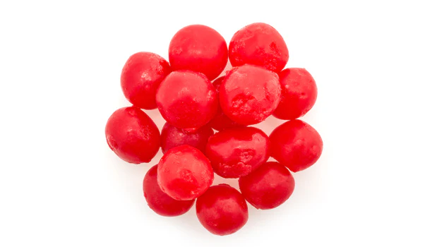 Sour Cherry Balls - 22 LB Box - Premium Ice Cream and Dessert Toppings, Mix-Ins and Inclusions - Ships Free Within Canada on Orders Above CAD $199