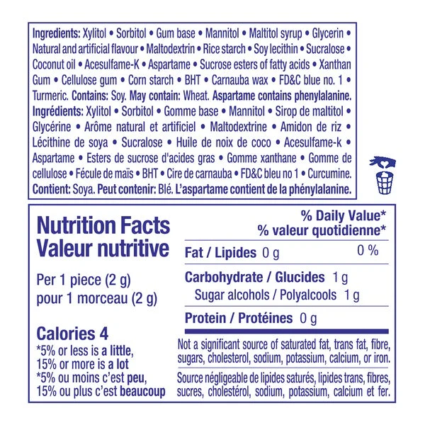 Spearmint Gum - 24 × 50 pieces - Mentos - Canadian Distribution - Ships Free Within Canada on Orders Above CAD $199 - Image 2
