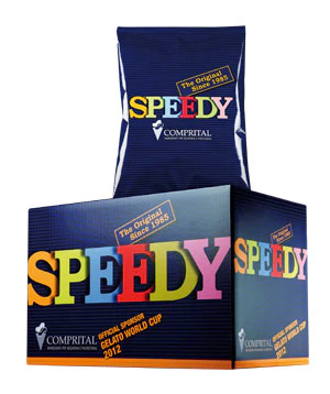 Speedy Classic P190, Plain Neutral Base - 5 in 1 Versatile (Make Gelato, Sorbet, Slush, Soft Serve, Hard Ice Cream - All With This One Mix) by Comprital Italy, Case (12 x 2lbs per case) - Ships Free Within Canada on Orders Above CAD $199