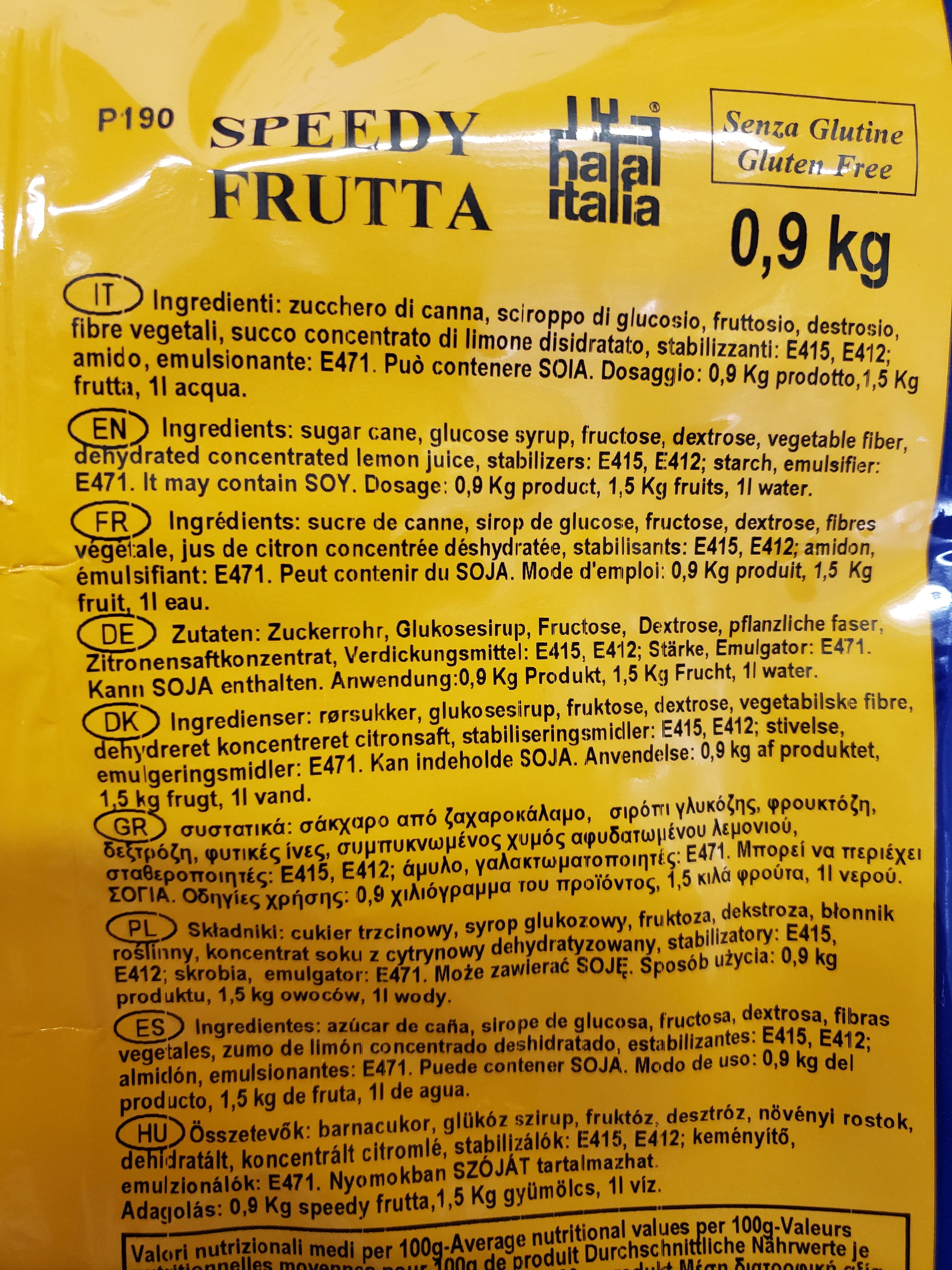 Speedy Classic P190, Plain Neutral Base - 5 in 1 Versatile (Make Gelato, Sorbet, Slush, Soft Serve, Hard Ice Cream - All With This One Mix) by Comprital Italy, Case (12 x 2lbs per case) - Ships Free Within Canada on Orders Above CAD $199 - Image 3