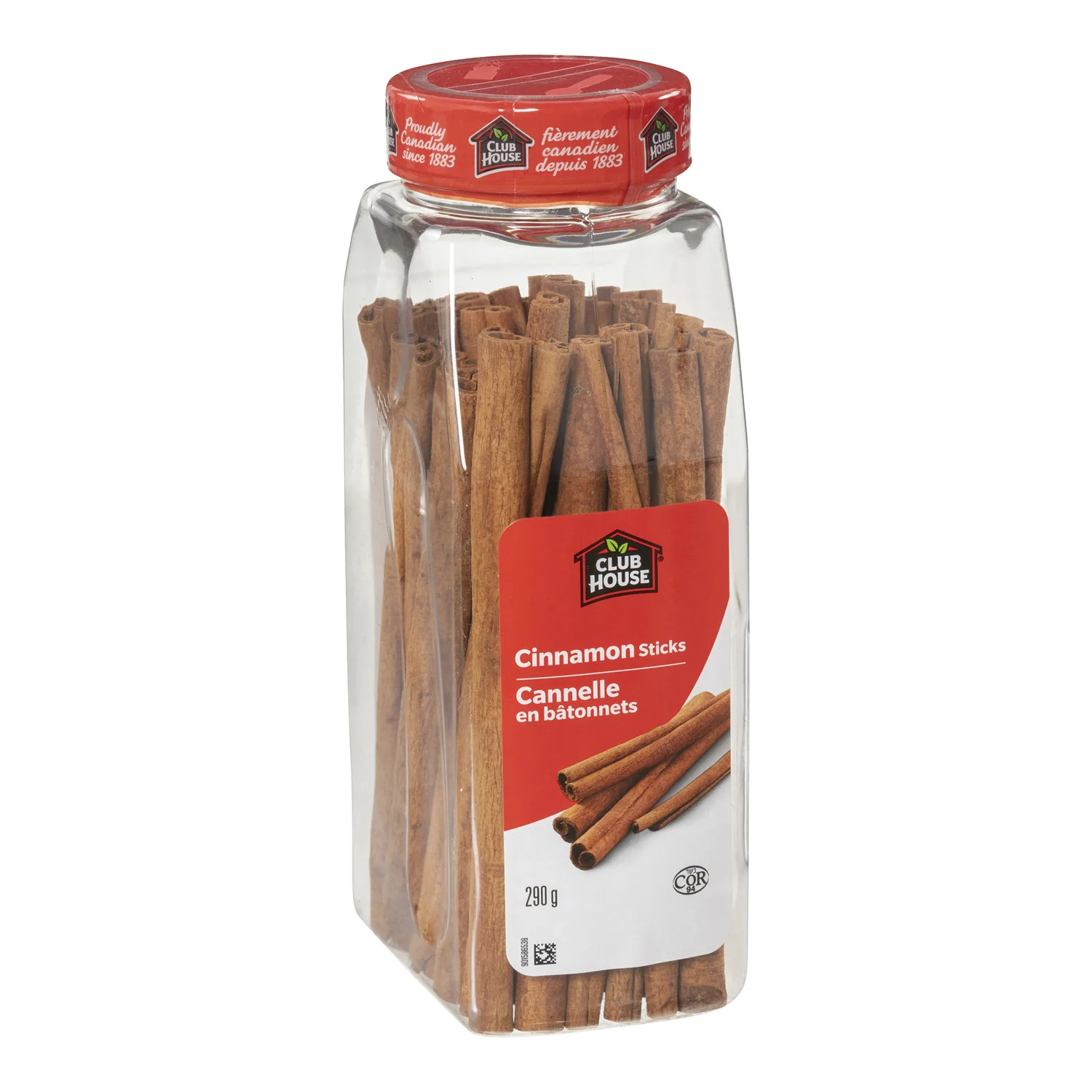 Spice Cinnamon Sticks 6 in. - Unit = 1 x 290 g - Case = 12 x 290 g - Clubhouse - Restaurant and Foodservice Ingredients - Canadian Distribution - Ships Free Within Canada on Orders Above CAD $199