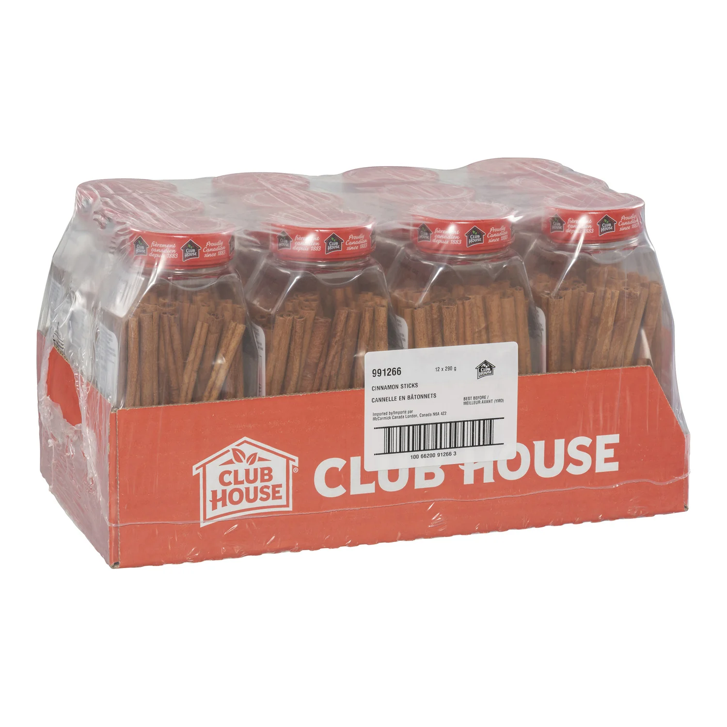 Spice Cinnamon Sticks 6 in. - Unit = 1 x 290 g - Case = 12 x 290 g - Clubhouse - Restaurant and Foodservice Ingredients - Canadian Distribution - Ships Free Within Canada on Orders Above CAD $199 - Image 3