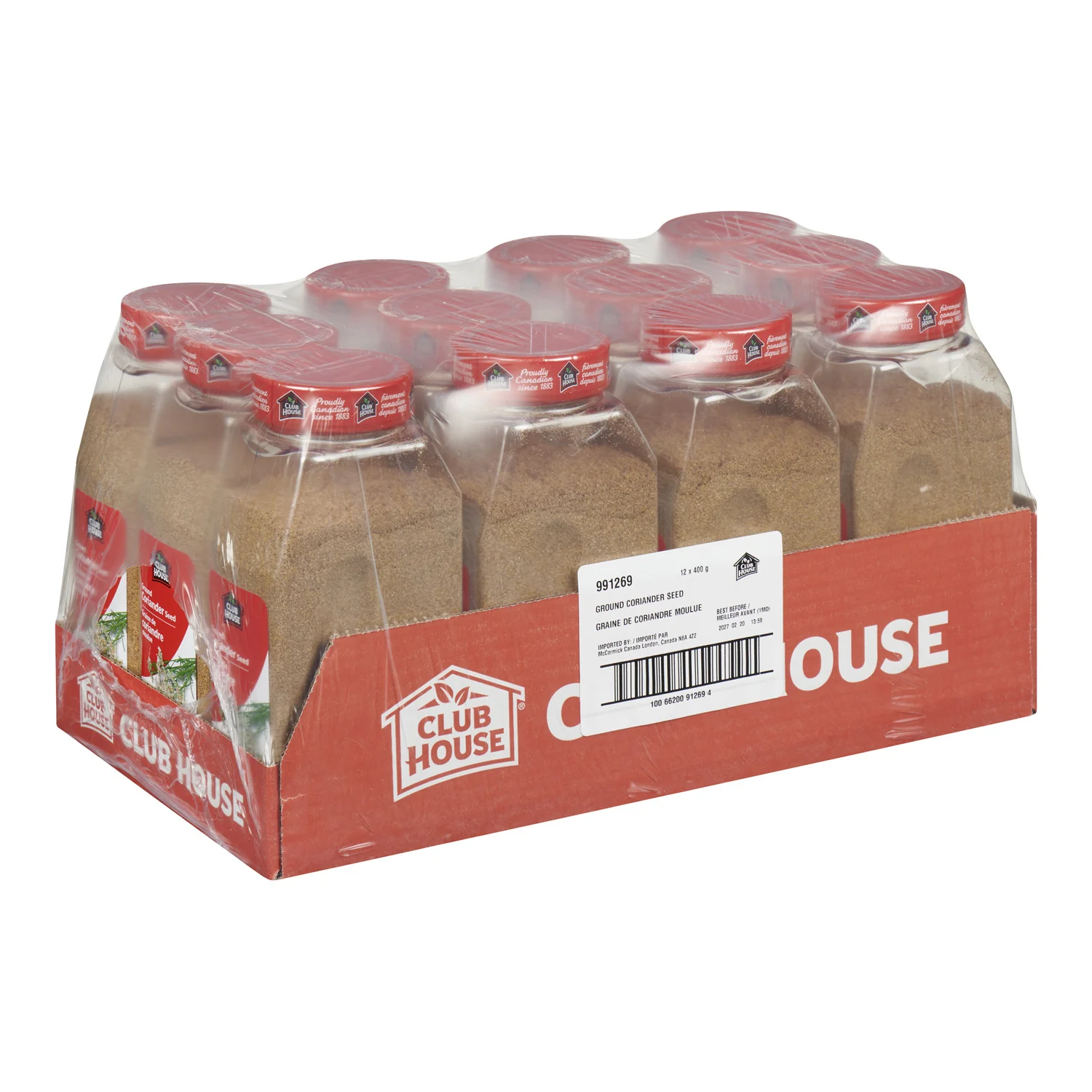 Spice Coriander Ground - 12 x 400 g (Case = 1 x 400 g) - Clubhouse - Restaurant and Foodservice Ingredients - Canadian Distribution - Ships Free Within Canada on Orders Above CAD $199 - Image 2