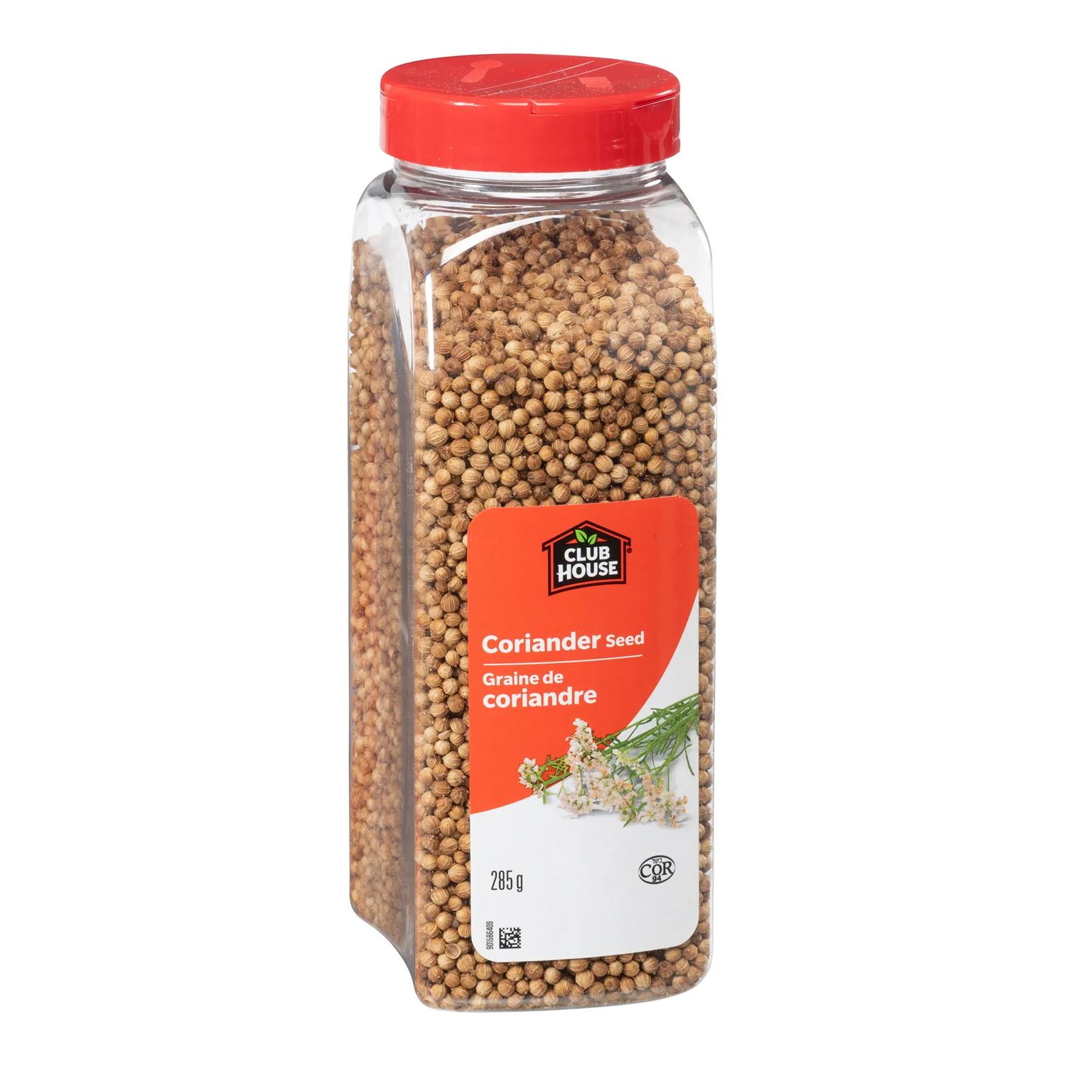 Spice Coriander Seed Whole - 12 x 285 g (Case = 1 x 285 g) - Clubhouse - Restaurant and Foodservice Ingredients - Canadian Distribution - Ships Free Within Canada on Orders Above CAD $199