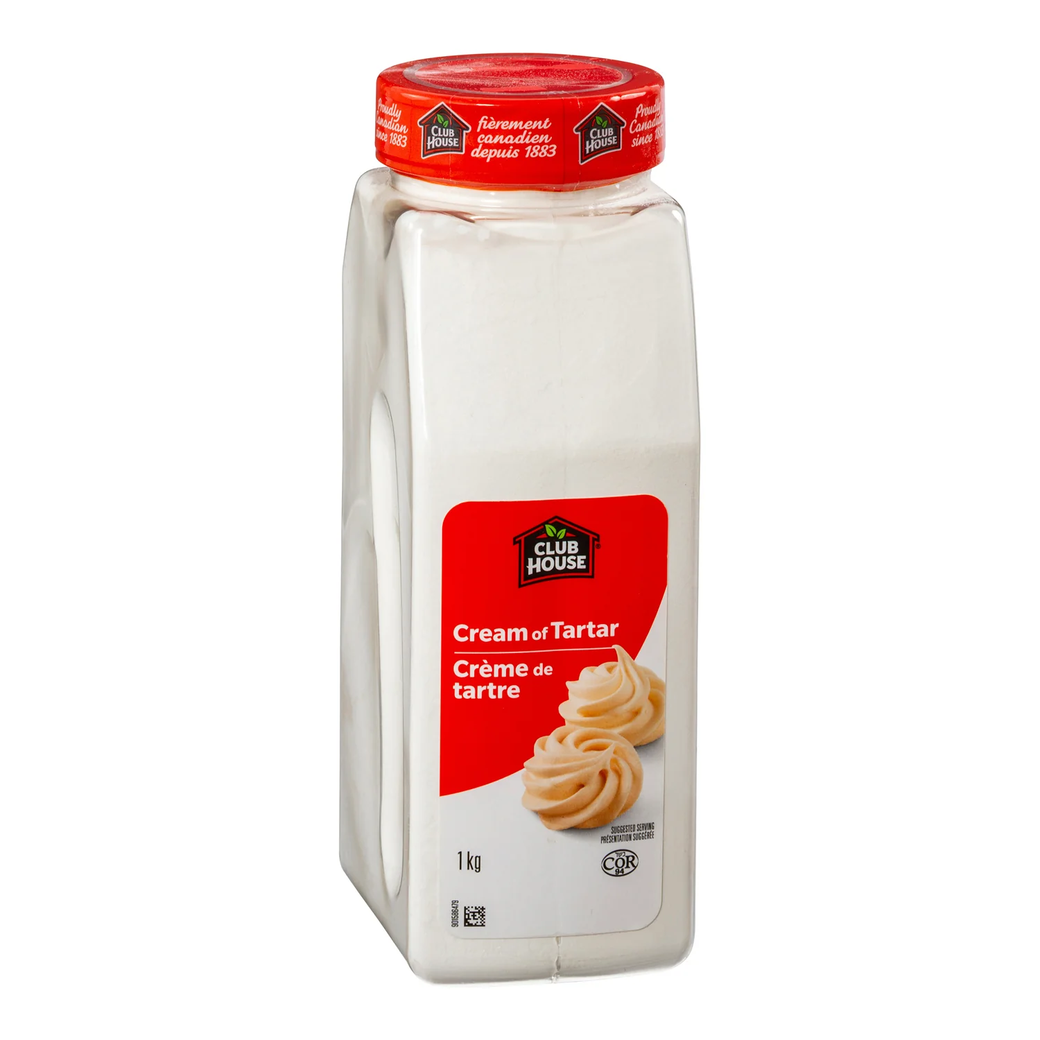 Spice Cream Of Tartar - 12 x 1000 g (Case = 1 x 1000 g) - Clubhouse - Restaurant and Foodservice Ingredients - Canadian Distribution - Ships Free Within Canada on Orders Above CAD $199
