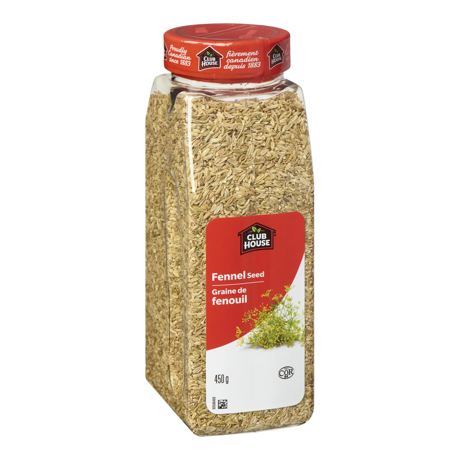 Spice Fennel Seeds - 12 x 450 g (Case = 1 x 450 g) - Clubhouse - Restaurant and Foodservice Ingredients - Canadian Distribution - Ships Free Within Canada on Orders Above CAD $199