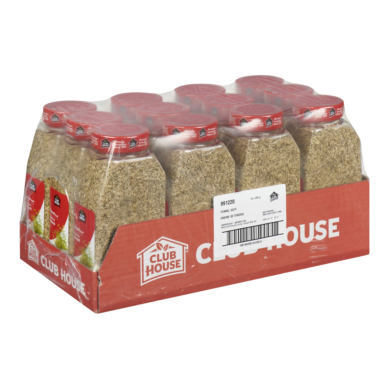 Spice Fennel Seeds - 12 x 450 g (Case = 1 x 450 g) - Clubhouse - Restaurant and Foodservice Ingredients - Canadian Distribution - Ships Free Within Canada on Orders Above CAD $199 - Image 2