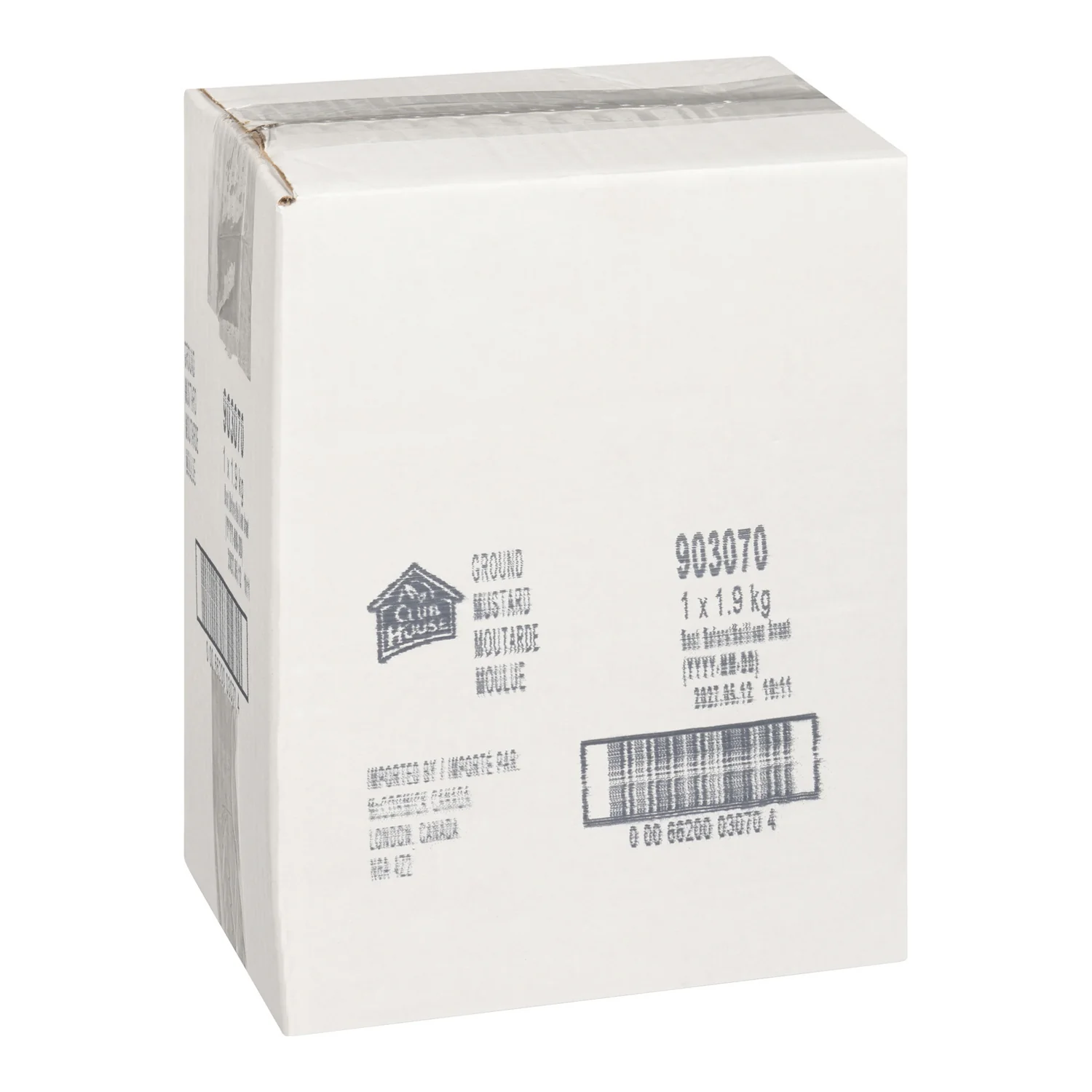 Spice Mustard Ground - 1 x 1.9 kg - Clubhouse - Restaurant and Foodservice Ingredients - Canadian Distribution - Ships Free Within Canada on Orders Above CAD $199 - Image 2