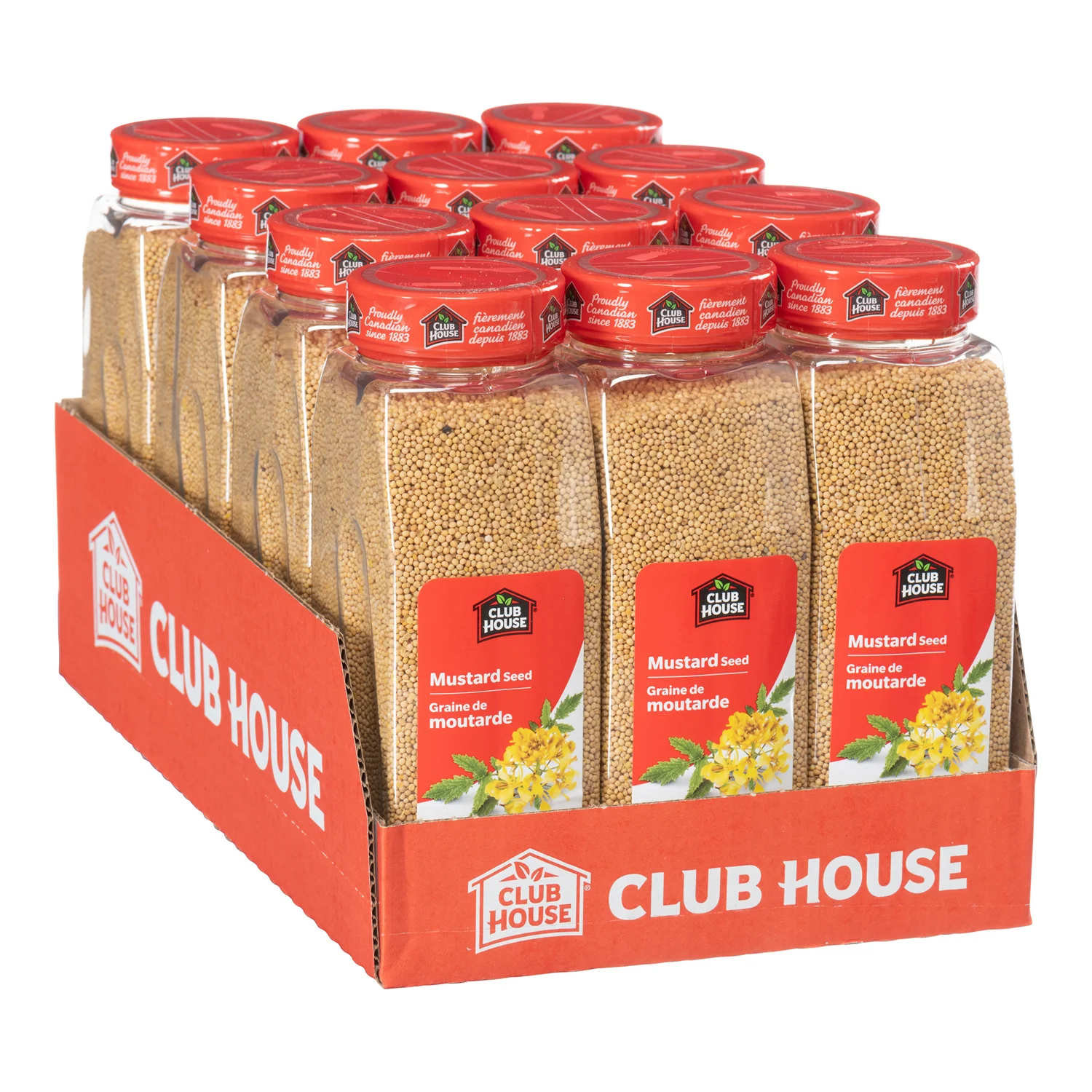 Spice Mustard Seeds - 12 x 750 g (Case = 1 x 750 g) - Clubhouse - Restaurant and Foodservice Ingredients - Canadian Distribution - Ships Free Within Canada on Orders Above CAD $199 - Image 2