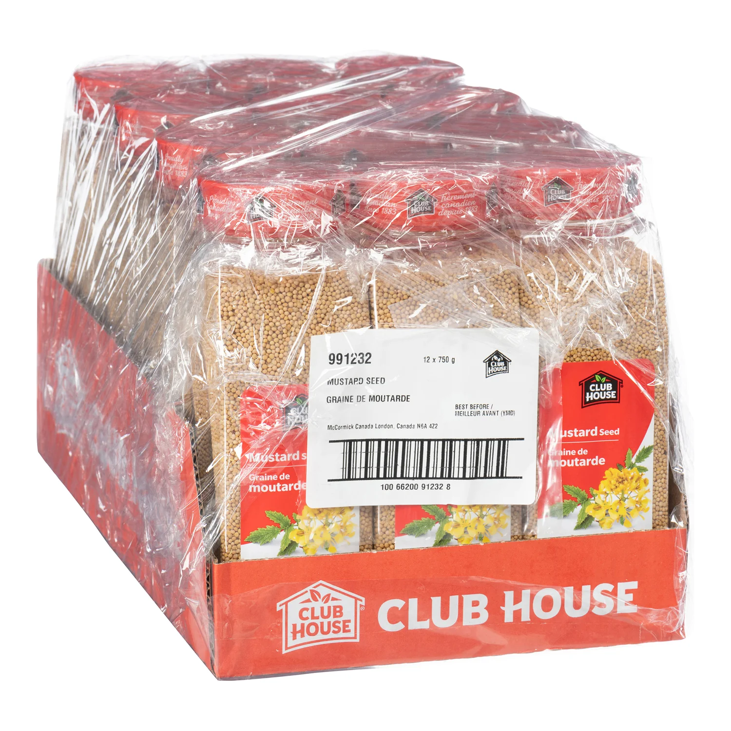 Spice Mustard Seeds - 12 x 750 g (Case = 1 x 750 g) - Clubhouse - Restaurant and Foodservice Ingredients - Canadian Distribution - Ships Free Within Canada on Orders Above CAD $199 - Image 3