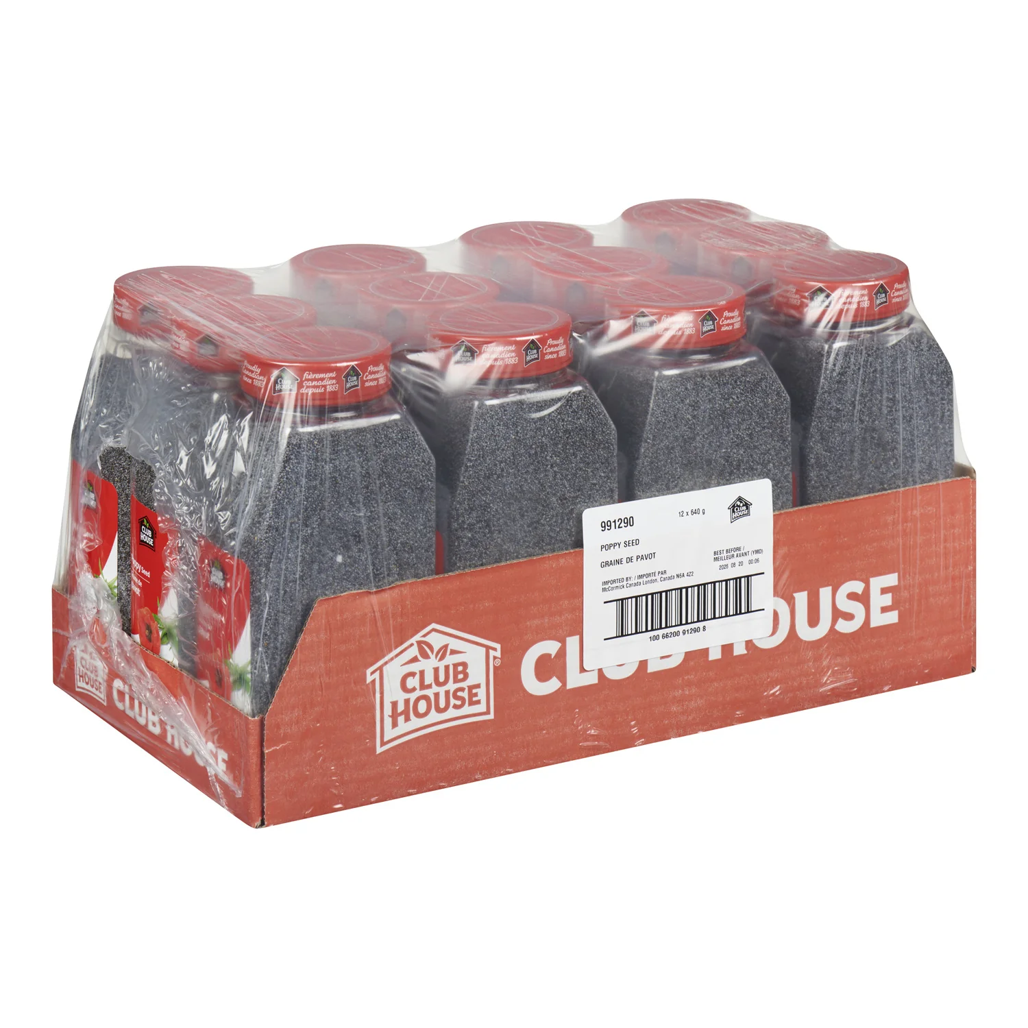 Spice Poppy Seed - 12 x 640 g (Case = 1 x 640 g) - Clubhouse - Restaurant and Foodservice Ingredients - Canadian Distribution - Ships Free Within Canada on Orders Above CAD $199 - Image 2