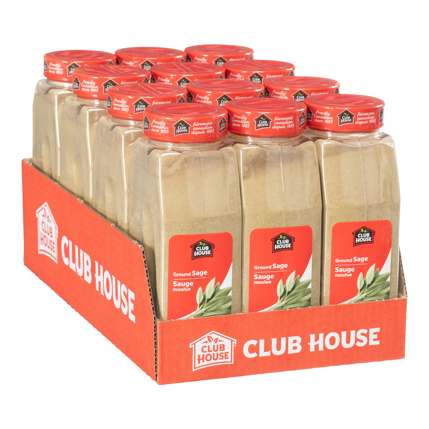 Spice Sage Ground - 12 x 340 g (Case = 1 x 340 g) - Clubhouse - Restaurant and Foodservice Ingredients - Canadian Distribution - Ships Free Within Canada on Orders Above CAD $199 - Image 2