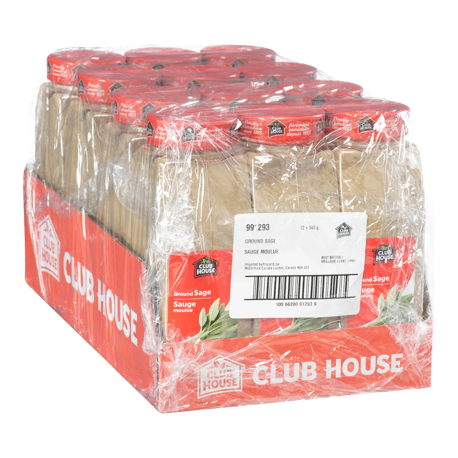 Spice Sage Ground - 12 x 340 g (Case = 1 x 340 g) - Clubhouse - Restaurant and Foodservice Ingredients - Canadian Distribution - Ships Free Within Canada on Orders Above CAD $199 - Image 3