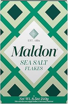 Spice Salt Sea Crystals Flakes - 12 x 240 g - Maldon - Restaurant and Foodservice Ingredients - Canadian Distribution - Ships Free Within Canada on Orders Above CAD $199