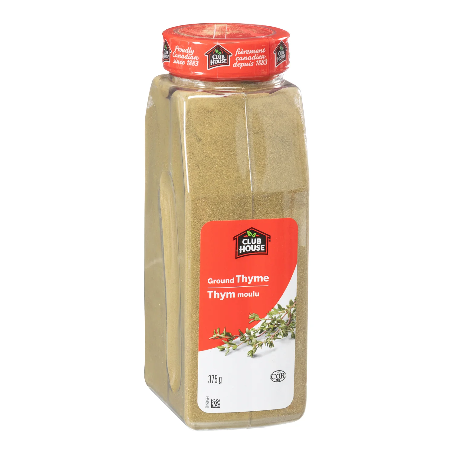 Spice Thyme Ground - 12 x 375 g (Case = 1 x 375 g) - Clubhouse - Restaurant and Foodservice Ingredients - Canadian Distribution - Ships Free Within Canada on Orders Above CAD $199