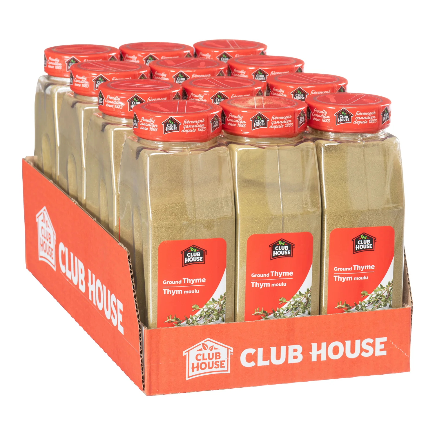 Spice Thyme Ground - 12 x 375 g (Case = 1 x 375 g) - Clubhouse - Restaurant and Foodservice Ingredients - Canadian Distribution - Ships Free Within Canada on Orders Above CAD $199 - Image 2