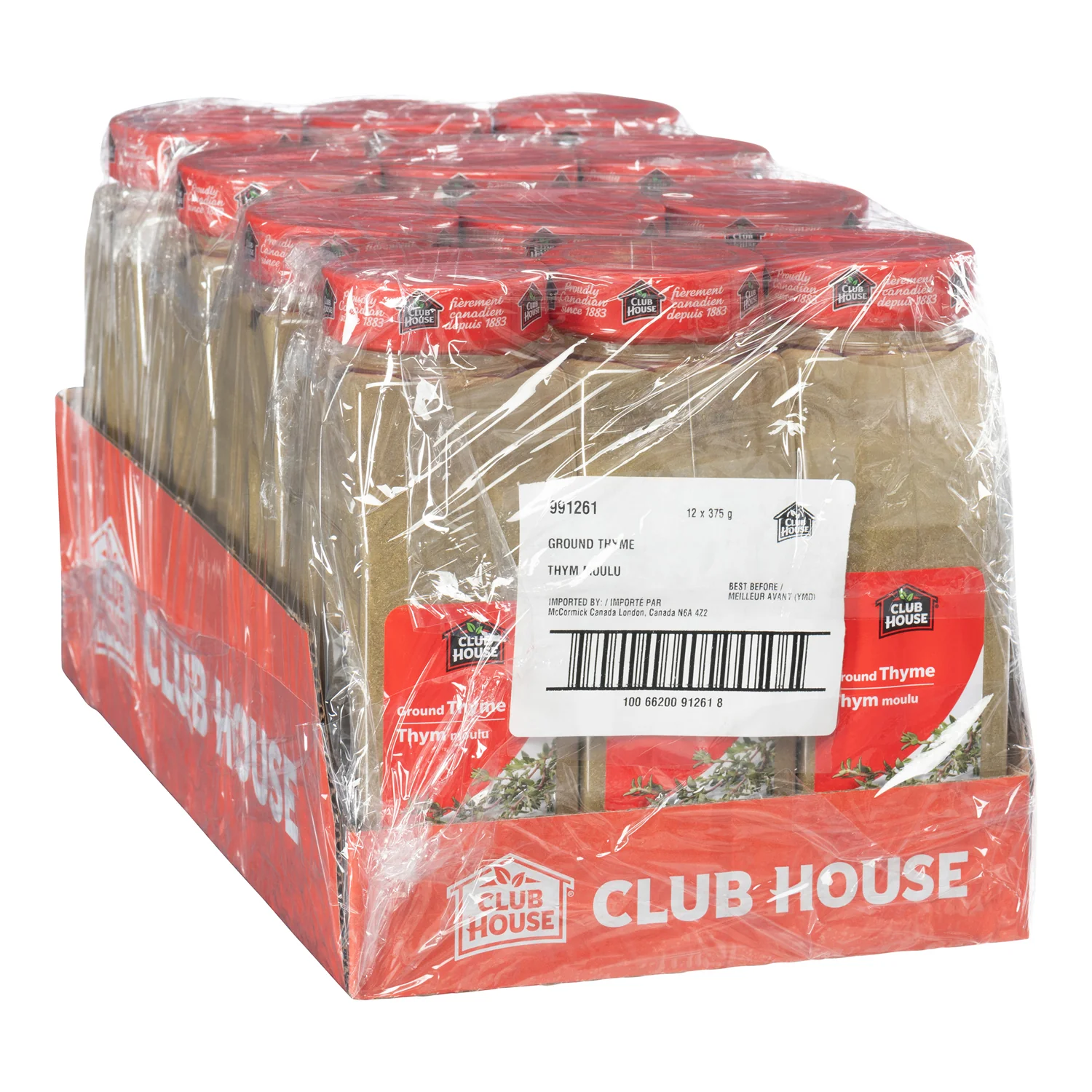 Spice Thyme Ground - 12 x 375 g (Case = 1 x 375 g) - Clubhouse - Restaurant and Foodservice Ingredients - Canadian Distribution - Ships Free Within Canada on Orders Above CAD $199 - Image 3