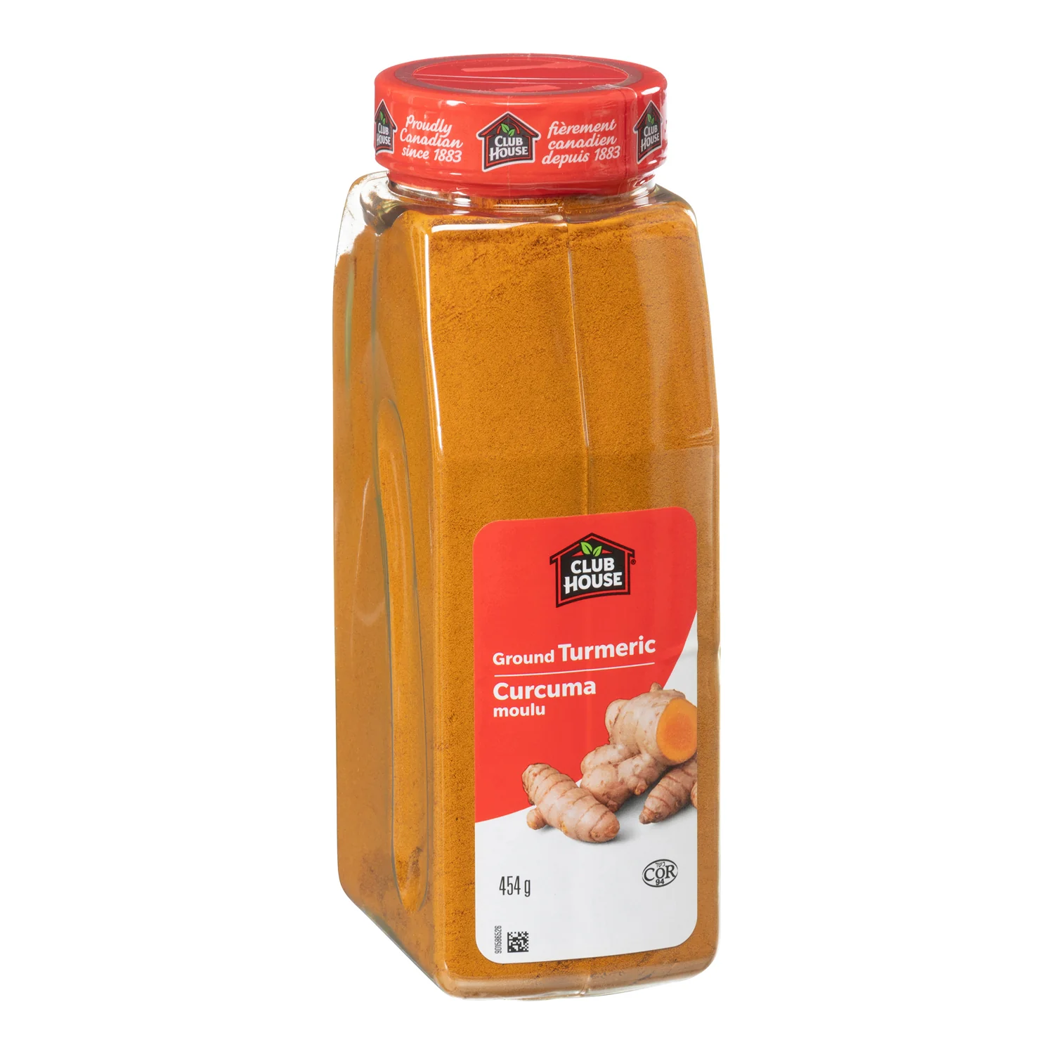 Spice Turmeric Ground - 12 x 454 g (Case = 1 x 454 g) - Clubhouse - Restaurant and Foodservice Ingredients - Canadian Distribution - Ships Free Within Canada on Orders Above CAD $199