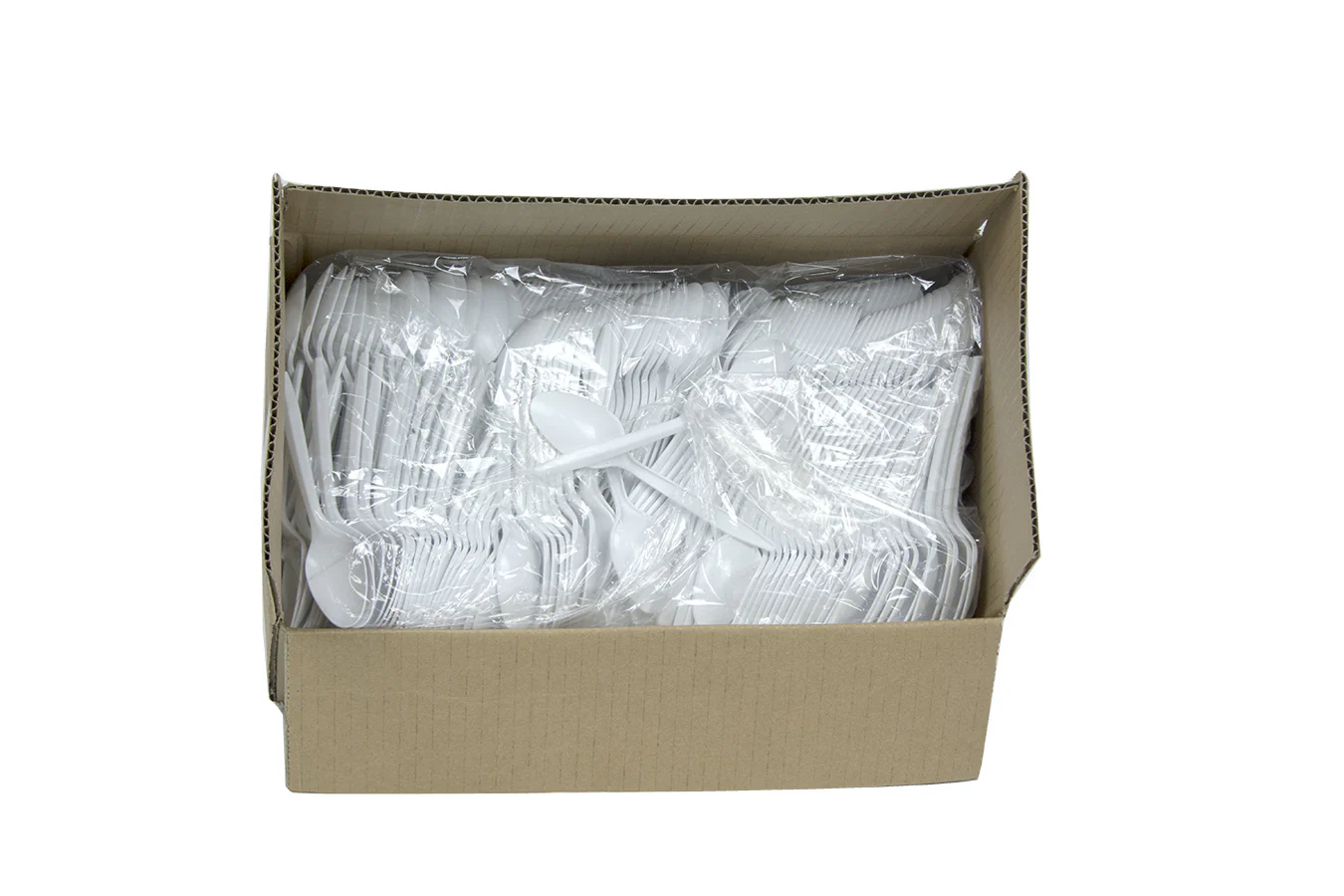 Spoon Plastic Polypropylene White Medium Weight - 1000 count - Prairie Packagi - Packaging and Accessories - Restaurant Supplies and Equipment - Canadian Distribution - Image 5