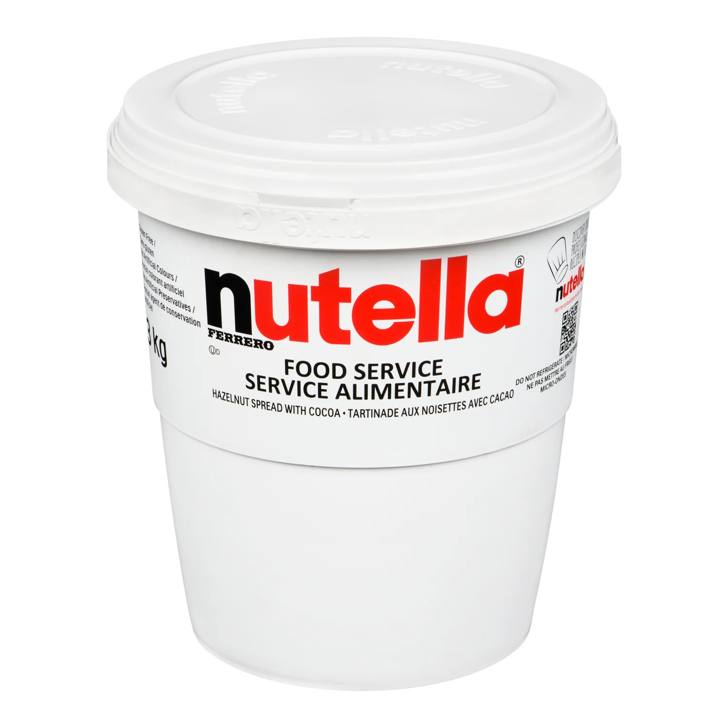 Spread Hazelnut & Chocolate Nutella - 2 x 3 kg - Nutella - Restaurant and Foodservice Ingredients - Canadian Distribution - Ships Free Within Canada on Orders Above CAD $199 - Image 3