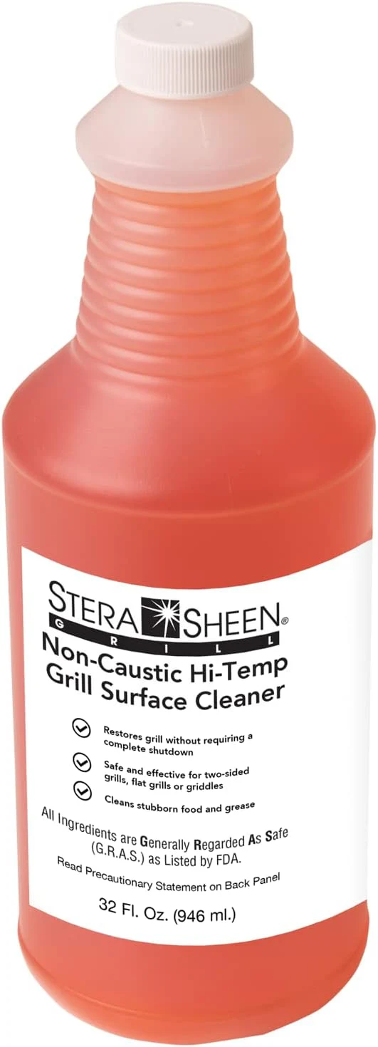 Stera-Sheen Grill Cleaner, Food-Safe, Non-Caustic, Powerful Grill and Griddle Surface Cleaner, Clean Hot Surfaces, 1 x 32 fl oz Bottle - Image 5