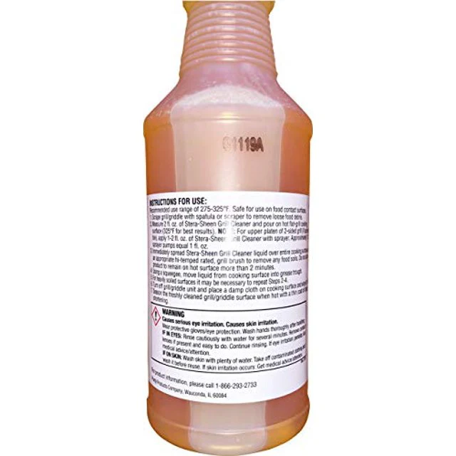 Stera-Sheen Grill Cleaner, Food-Safe, Non-Caustic, Powerful Grill and Griddle Surface Cleaner, Clean Hot Surfaces, 1 x 32 fl oz Bottle - Image 6