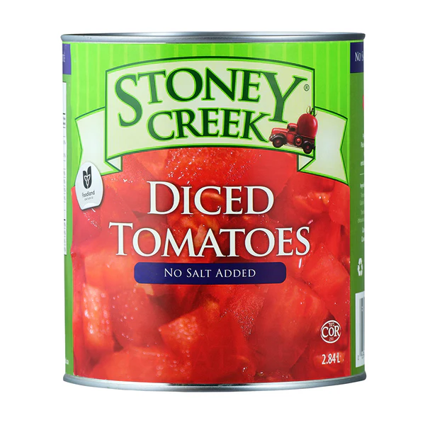 Stoney Creek Diced Tomatoes - 24 × 2.84 L - Grocery and Food Items - Canadian Distribution - Ships Free Within Canada on Orders Above CAD $199