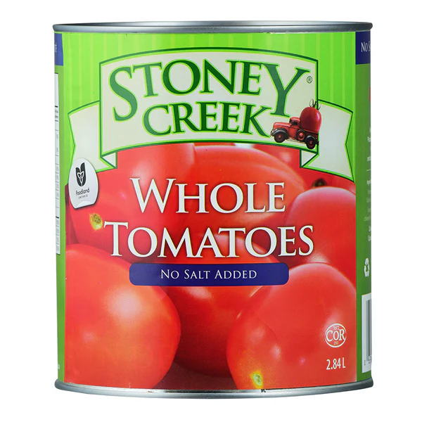 Stoney Creek Whole Peeled Tomatoes - 24 × 2.84 L - Grocery and Food Items - Canadian Distribution - Ships Free Within Canada on Orders Above CAD $199