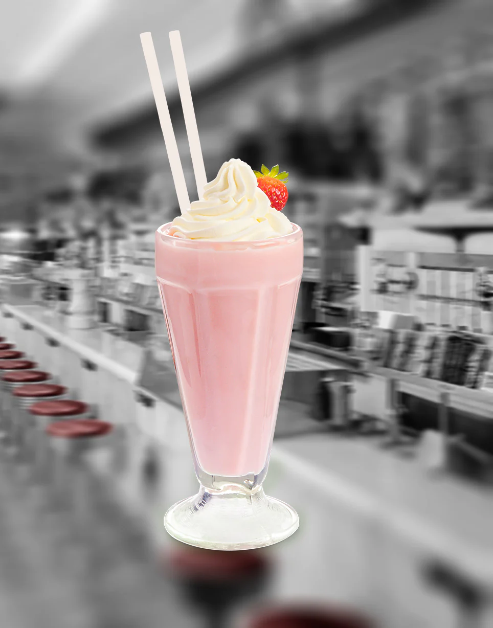 Straw Plastic White Milkshake 8 in. - 9 x 250 count - Stone Plastics - Packaging and Accessories - Restaurant Supplies and Equipment - Canadian Distribution - Image 2