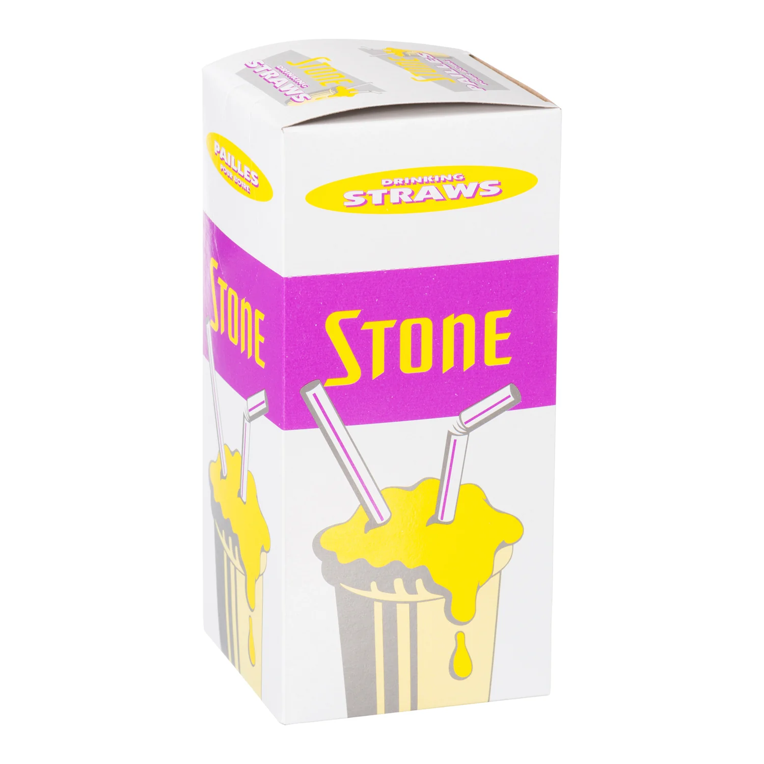 Straw Unwrapped Flexible 8 in. - 9 x 200 count - Stone Plastics - Packaging and Accessories - Restaurant Supplies and Equipment - Canadian Distribution - Image 3