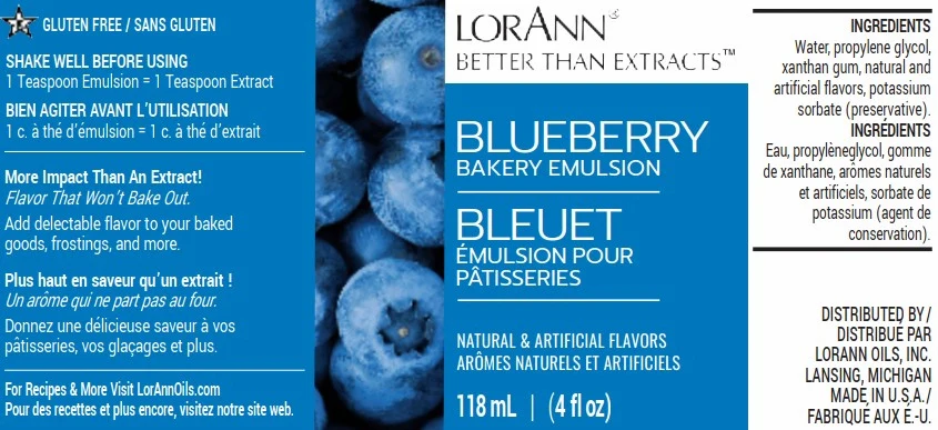 Blueberry Bakery Emulsion (No Added Color) - 4 oz. - 16 oz. - 1 Gallon - 5 Gallons - Bakery Emulsions Canada - Ships Free Within Canada on Orders Above CAD $199 - Image 4