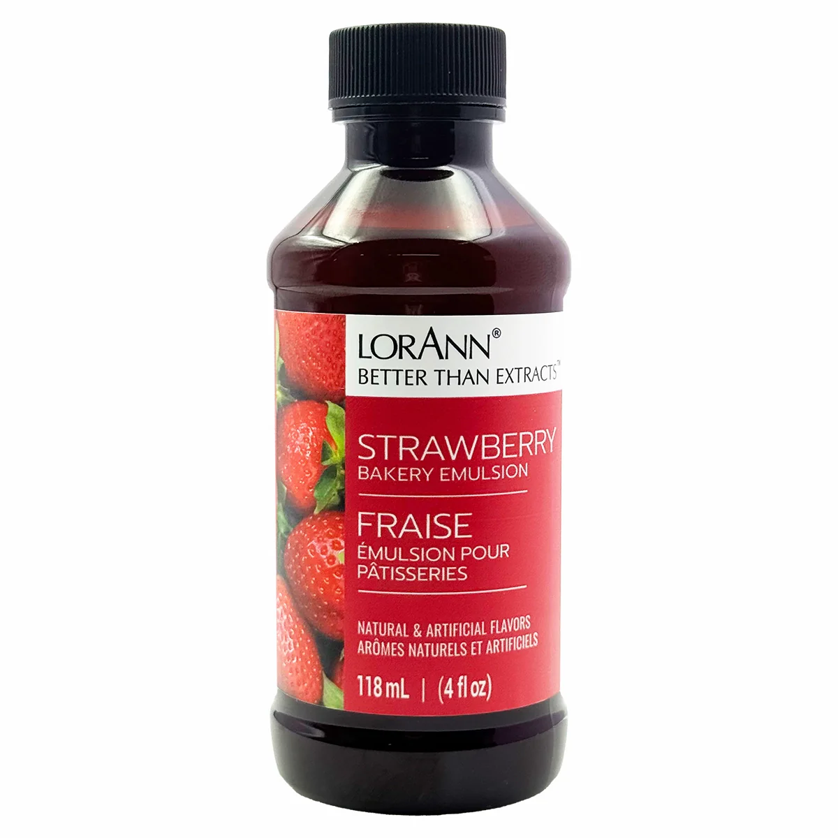 Strawberry Bakery Emulsion (No Added Color) - 4 oz. - 16 oz. - 1 Gallon - 5 Gallons - Bakery Emulsions Canada - Ships Free Within Canada on Orders Above CAD $199