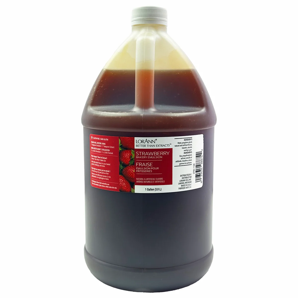 Strawberry Bakery Emulsion (No Added Color) - 4 oz. - 16 oz. - 1 Gallon - 5 Gallons - Bakery Emulsions Canada - Ships Free Within Canada on Orders Above CAD $199 - Image 3