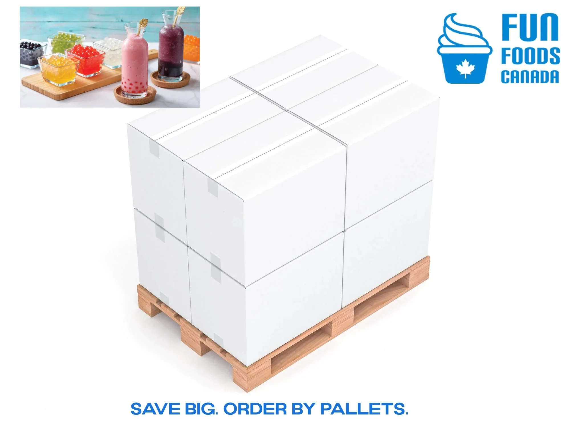 Strawberry Bursting Boba® | Popping Boba | 490g Mini Tub | 6 Mini Tubs Per Case | 90 Cases Per Pallet | Ships Free Within Canada on Orders Above CAD $199 - Image 4