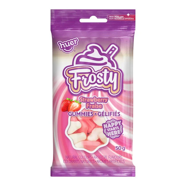 Strawberry Gummies - 48 × 50 g - Huer - Canadian Distribution - Ships Free Within Canada on Orders Above CAD $199