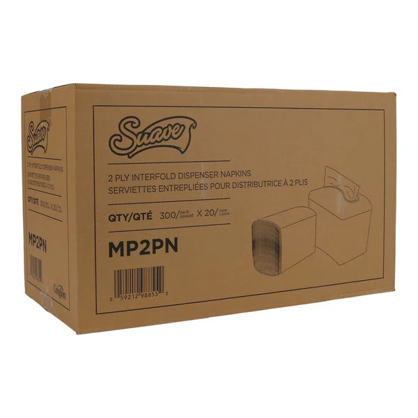 Suave 2-Ply Dispenser Napkin - 20 Packs of 300 - Disposables, Restaurant Packaging and Take-Out Supplies - Canadian Distribution - Ships Free Within Canada on Orders Above CAD $199 - Image 6